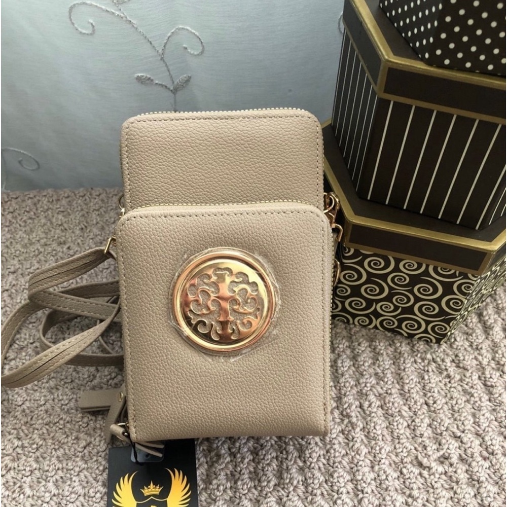 Elegant Cream Color Crossbody Bag